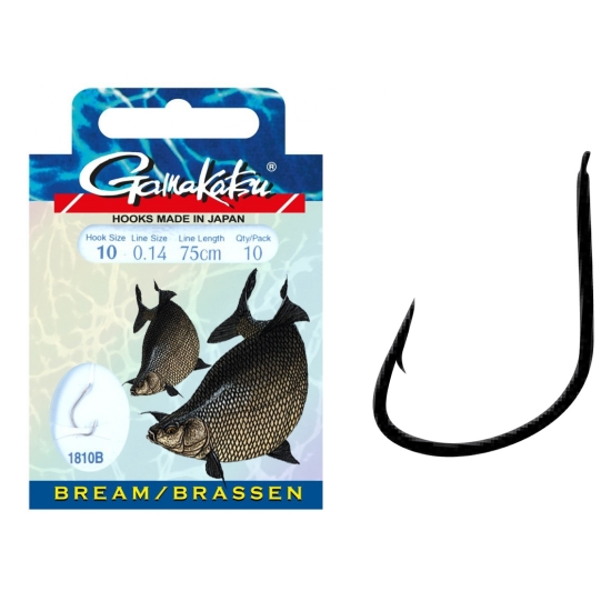 GAMAKATSU przypon BREAM FEEDER 1810B #10-0.16mm75cm